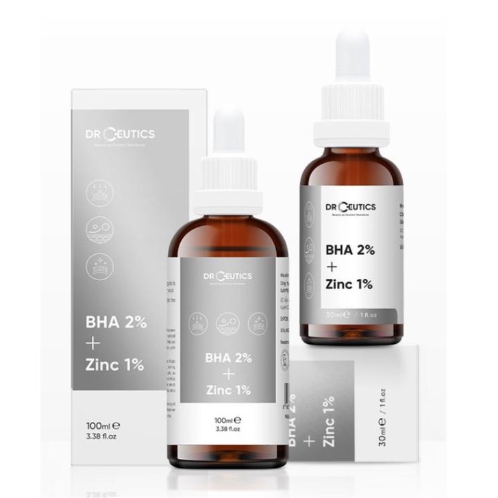 Serum DrCeutics BHA 2% + ZinC 1% Giảm Mụn Và Giảm Thâm