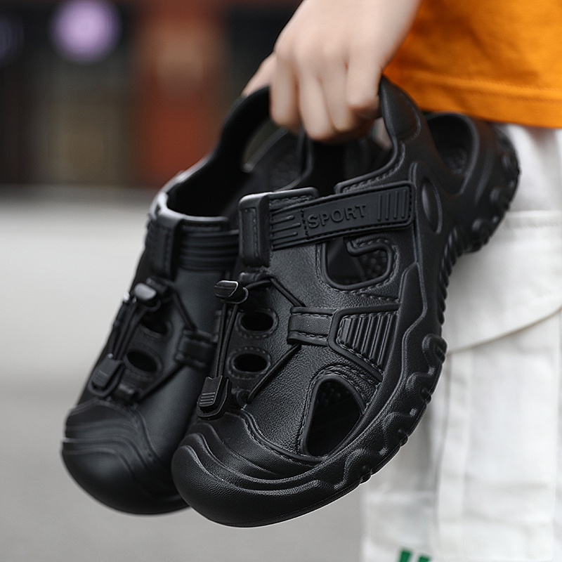 Dép Sandal Hình Cá Mập Đế Mềm Chống Trượt Cho Bé s57is5