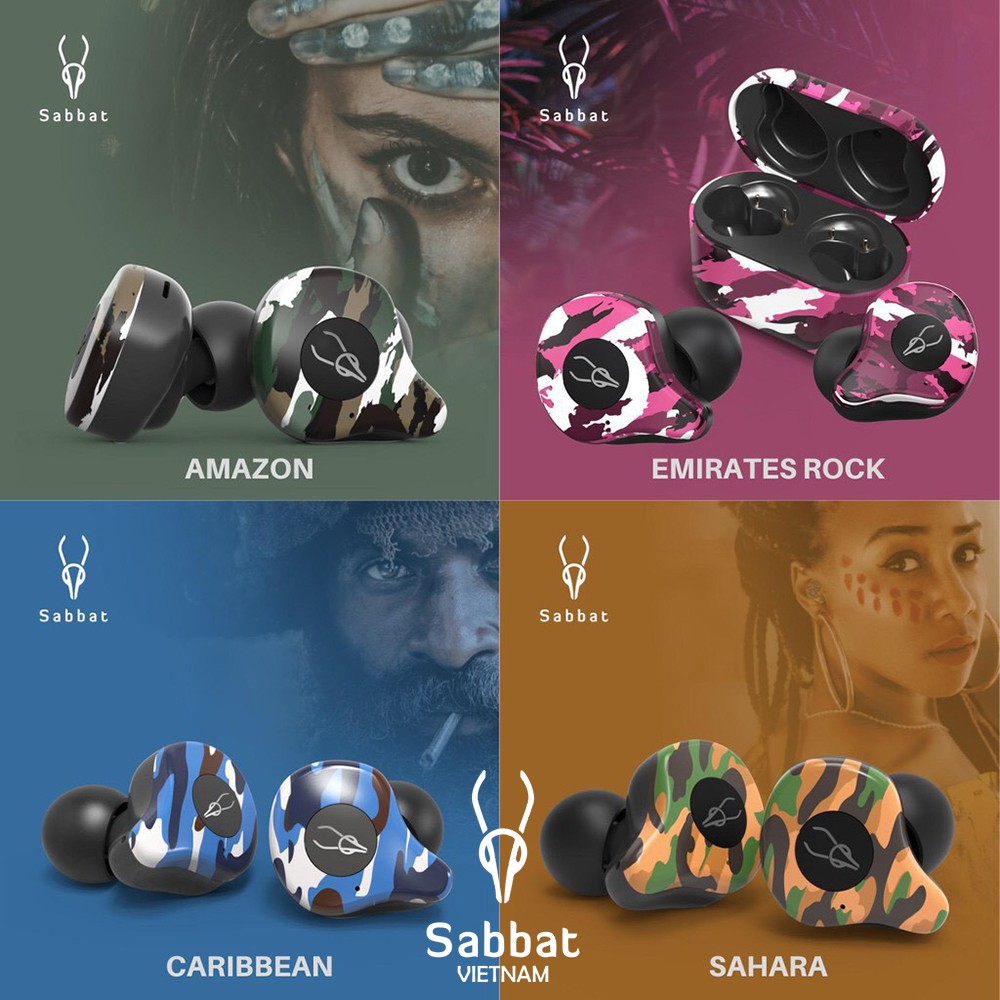 Tai nghe Sabbat E12 Ultra bản Camo - Tai nghe bluetooth chính hãng