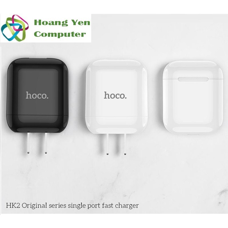 Cốc Sạc 3.4A Hoco HK2 Chính Hãng - Bảo Hành 1 Năm