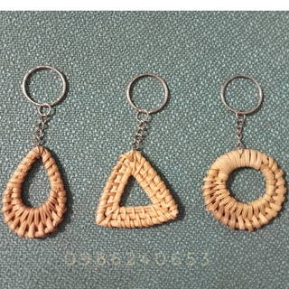 (Kho sỉ) Móc khóa bằng mây tre đan TIỆM MÂY TH