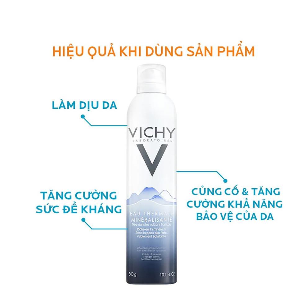 Xịt khoáng Vichy Mineralizing Thermal Water 150ml dưỡng da khỏe mạnh - Hanzy Store