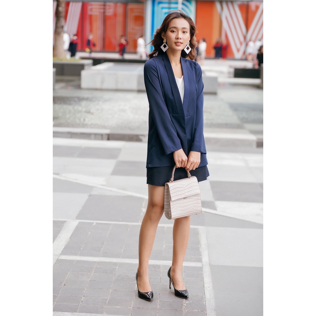 Áo Blazer Coco - Xanh đen | BigBuy360 - bigbuy360.vn