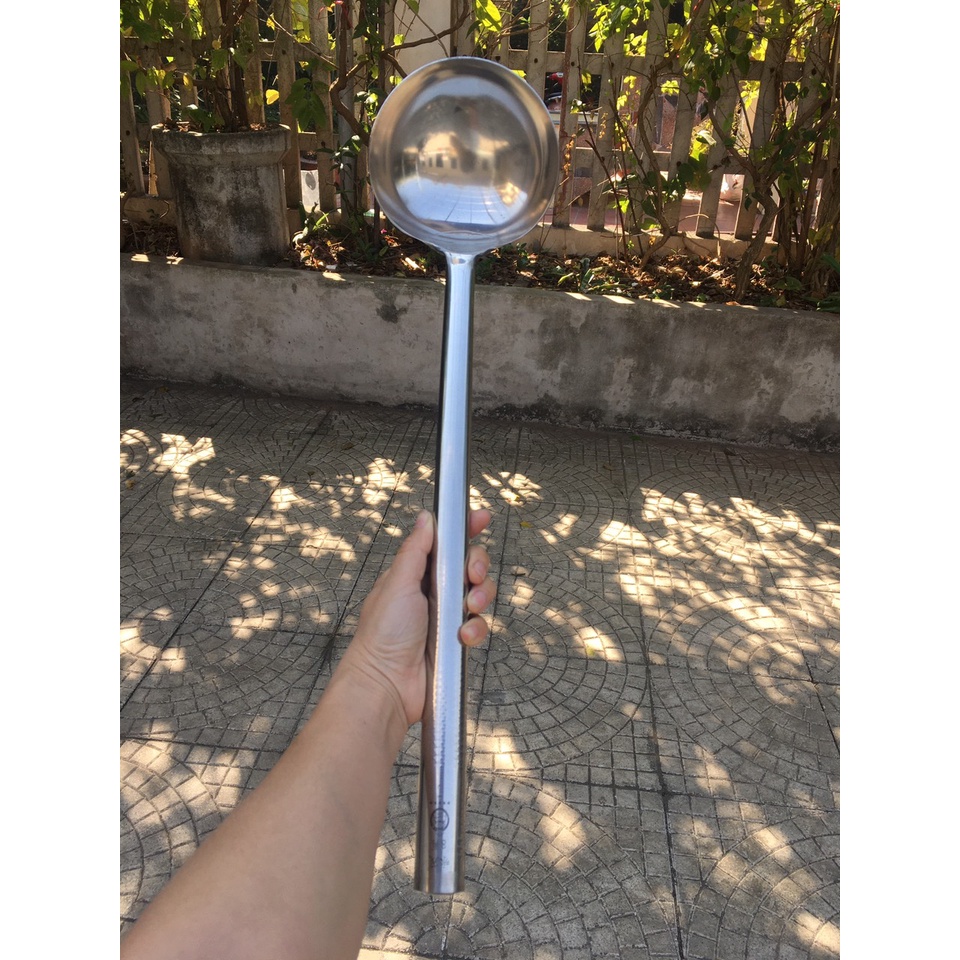Thìa muôi xẻng xào inox 45cm-48cm