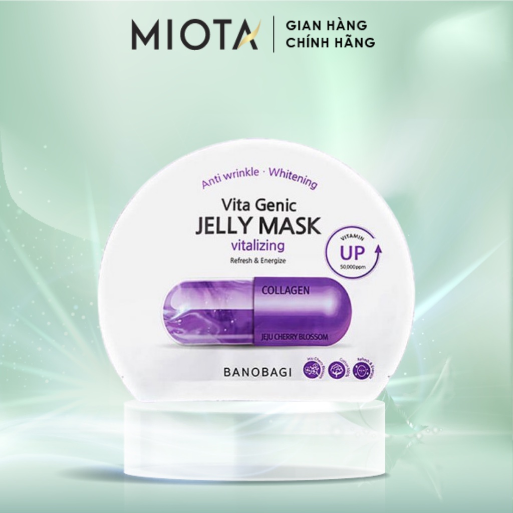Mặt nạ dưỡng da Vita Genic Jelly Mask BANOBAGI 30ml (10 miếng)
