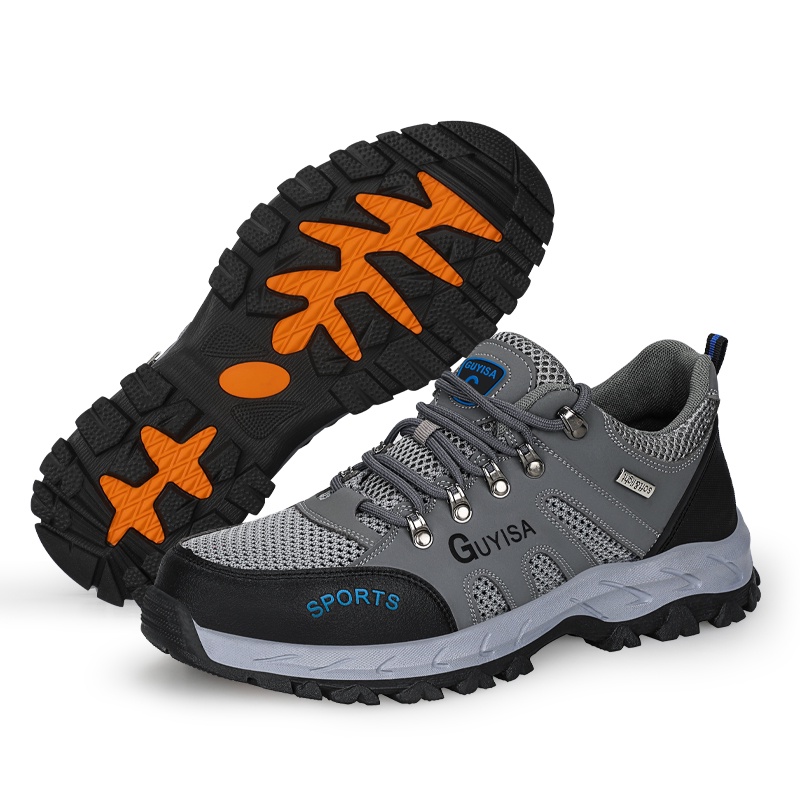 Giày bảo hộ lao động GUYISA mũi thép chống va chạm chống mòn thoải mái an toàn cho nam