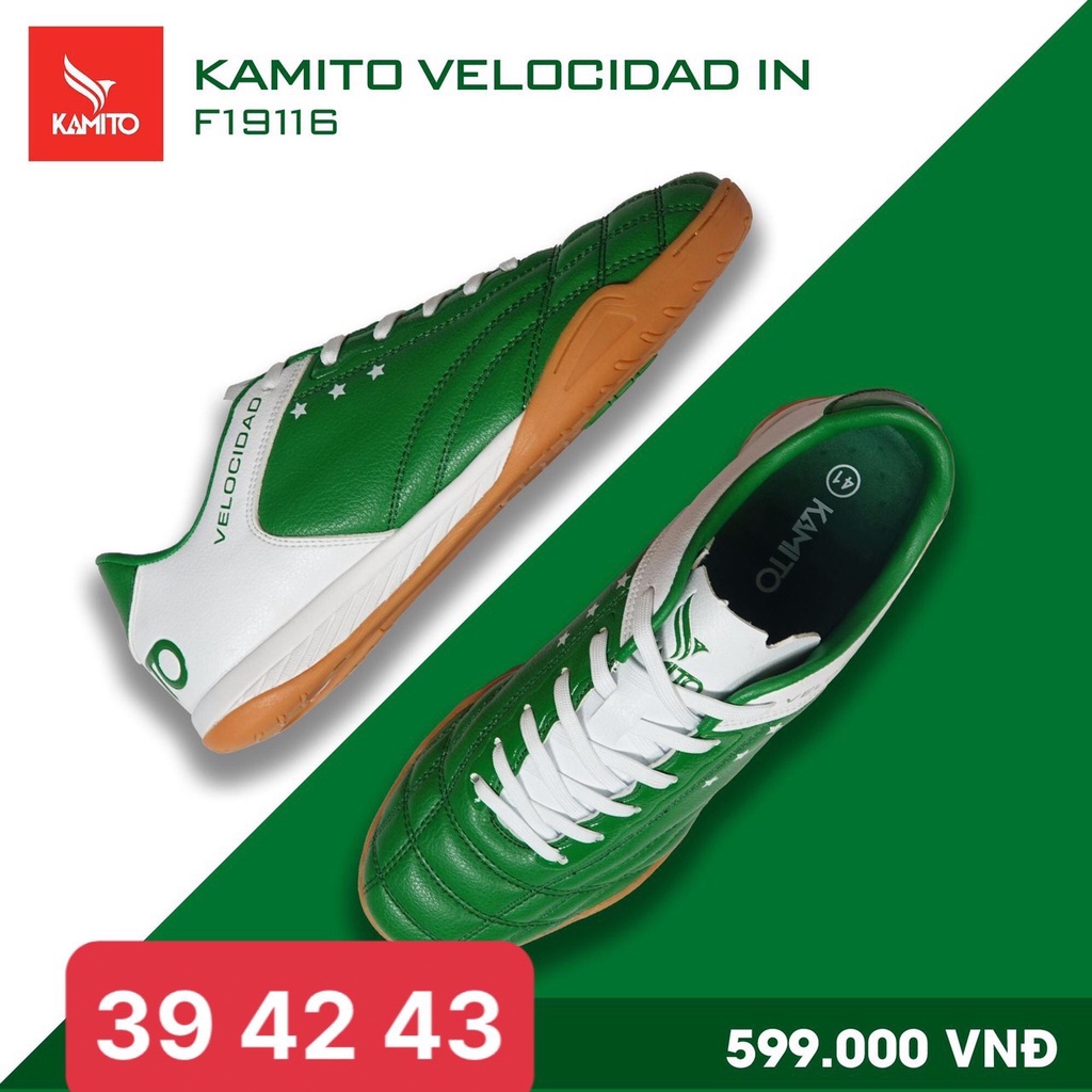 Giày bóng đá Kamito QH19 Velocidad giá sốc size nhỏ 38-39-40