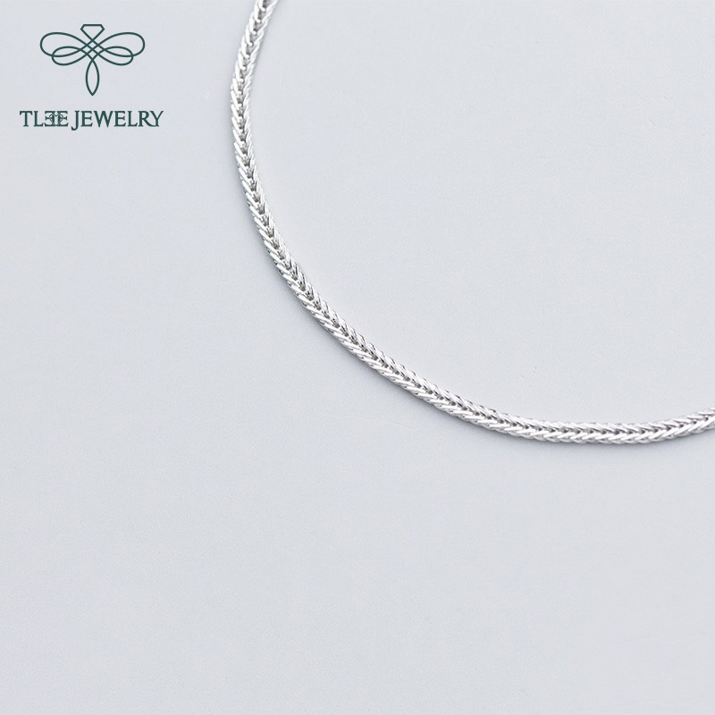 Lắc tay bạc nữ TLEE mắt kết cá tính basic TleeJewelry LT0104