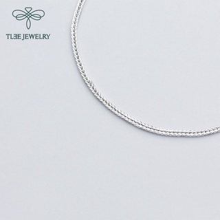 Lắc tay bạc nữ TLEE mắt kết cá tính basic TLEE JEWELRY LT0104