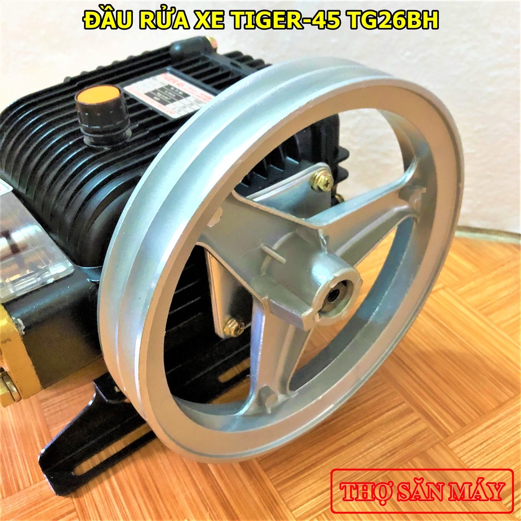 Máy phun xịt rửa xe cao áp TIGER 45 TG26BH Thái Lan - Chuyên dụng cho cửa hành rửa xe máy - Bảo hành 6 tháng