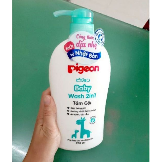 [chính hãng] Sữa tắm gội toàn thân Pigeon - 700ml