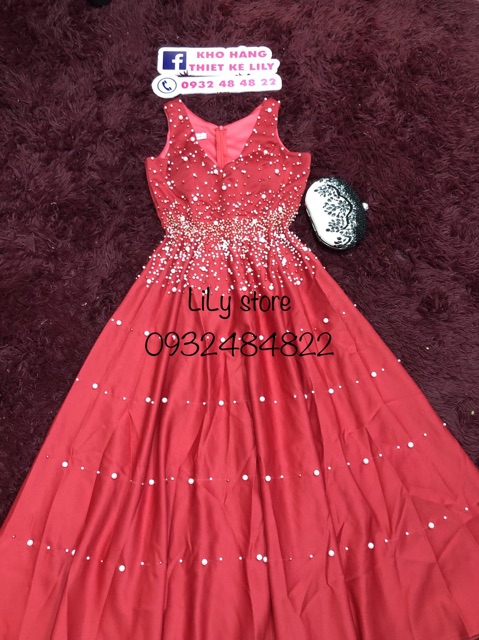 ẢNH VÀ VIDEO THẬT 1000%  Đầm xoè đính cườm cao cấp