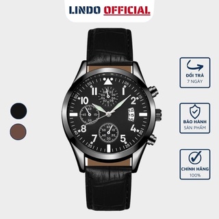 Đồng hồ nam thời trang dây da D-ZINER NAD18 có lịch chính hãng giá rẻ đẹp thumbnail