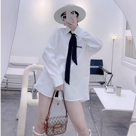 Áo sơ mi nữ kèm cavat Sành Điệu
