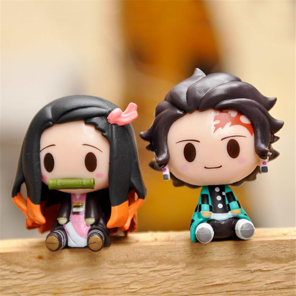 Bộ Mô Hình 4 Kiểu Hashibira Inosuke Kamado Tanjirou Anime Kimetsu no Yaiba Kamado Nezuko