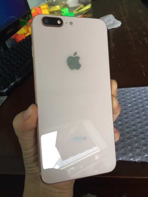 Điện thoại iPhone 6 plus Q.tế 16g full chức năng độ 8 plus new trắng mới 99.9%