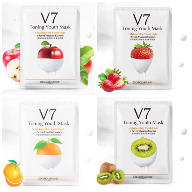 Mặt nạ Bioaqua V7 Toning Youth Mask nội địa Trung