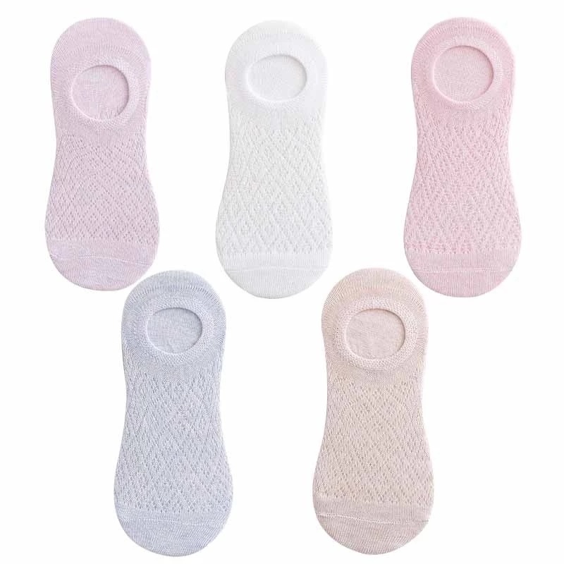 Vớ Lưới Cotton Siêu Mỏng Thoáng Khí Chống Trượt Thoải Mái Cho Nữ