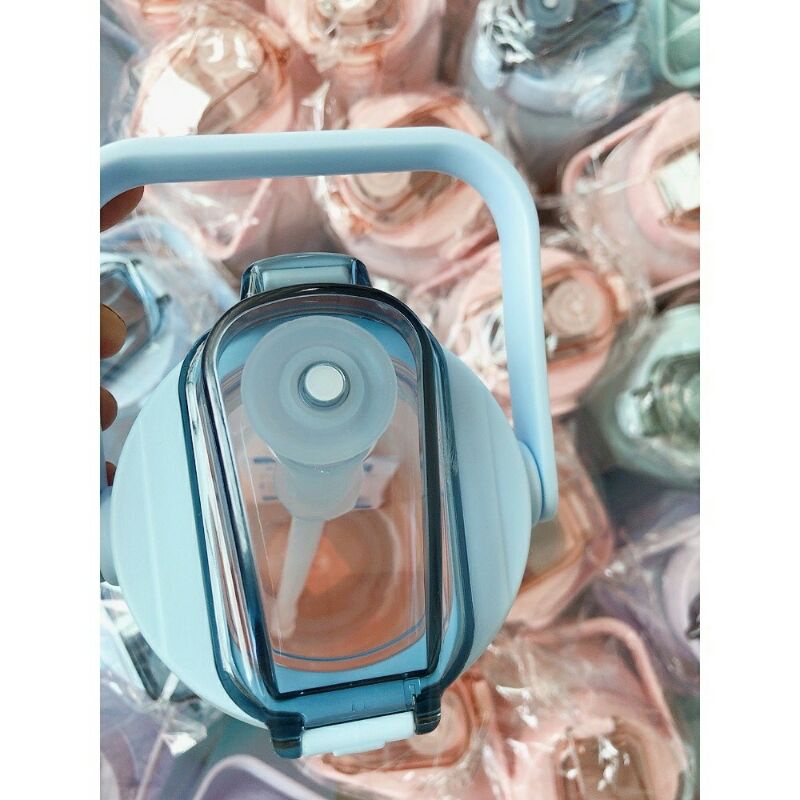 Bình nước cá nhân 2L tone màu pastel cực xinh, nhựa an toàn
