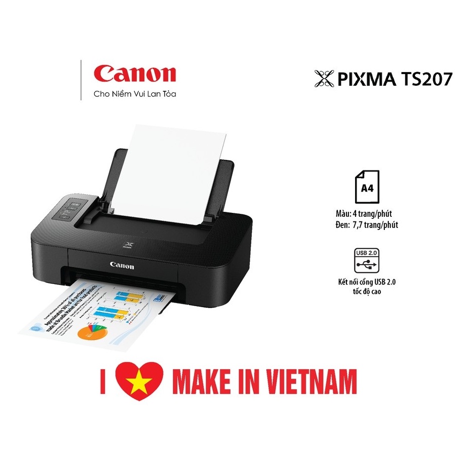Máy in phun màu Canon PIXMA - Hàng chính hãng
