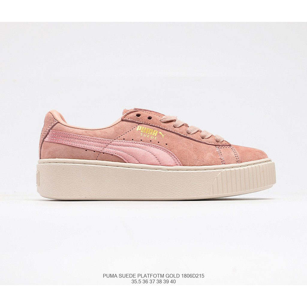 GIÀY SNEAKER MÃ SẢN PHẨM_ Puma Suede Platfotm Gold  NHIỀU MÀU PHONG CÁCH FULLBOX + FREESHIP