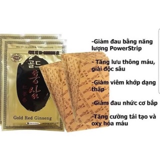 Cao dán sâm Hàn Quốc GOLD RED GINSENG