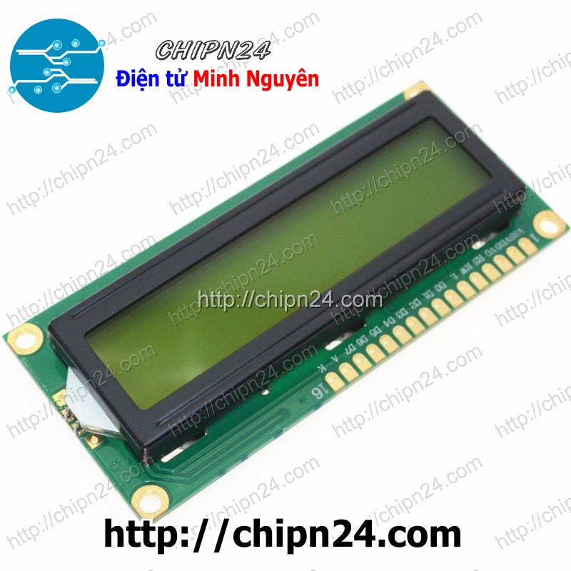 [1 CÁI] (B58) LCD 1602 GREEN (Xanh Lá), LCD1602 Green