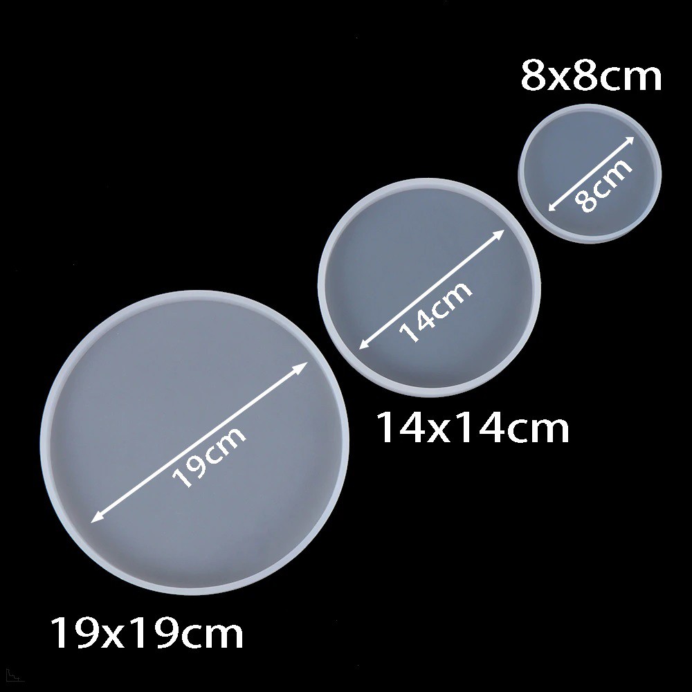 Khuôn Silicon Tráng Men Hình Tròn