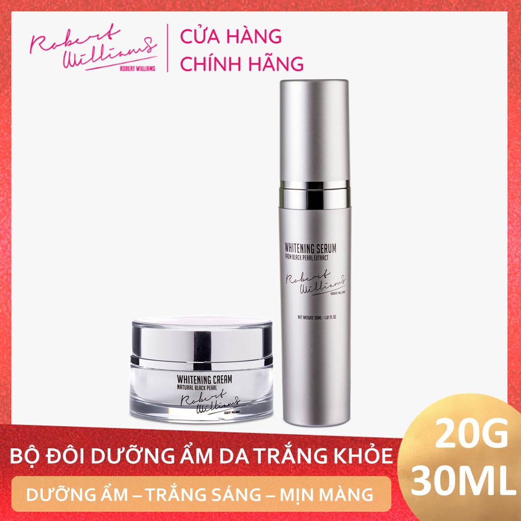 Bộ đôi Tinh chất Serum trắng da 30ml và Kem dưỡng da 20g ROBERT WILLIAMS giúp da mịn màng trằng sáng | BigBuy360 - bigbuy360.vn