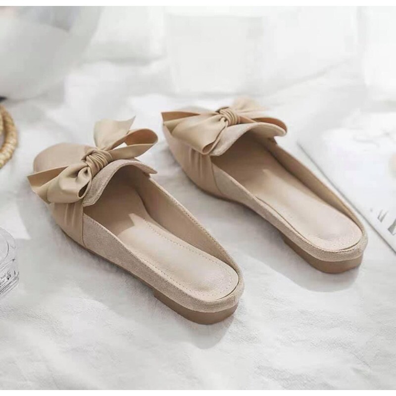 GIÀY SỤC THẮT NƠ MŨI VUÔNG SIÊU XINH | BigBuy360 - bigbuy360.vn