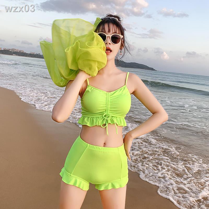 Áo tắm nữ ba mảnh che bụng nhìn gầy và bảo thủ ngực nhỏ kiểu dáng thơm Hàn Quốc | BigBuy360 - bigbuy360.vn