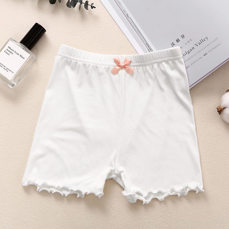 Quần short bảo hộ vải mềm họa tiết hoạt hình đáng yêu dành cho bé gái