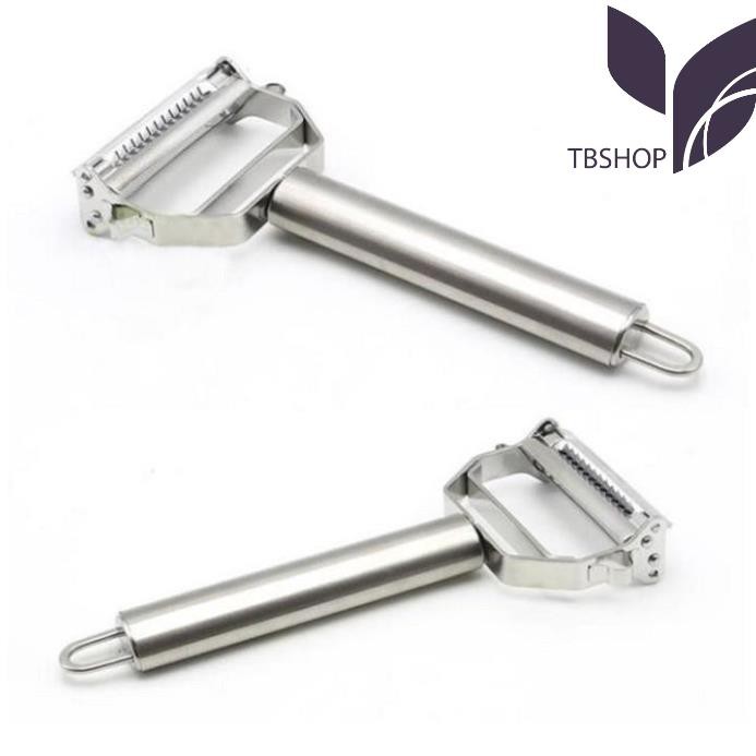 Nạo sợi rau củ cầm tay 3 in 1 inox 304 - Đa dạng, nhiều công dụng như gọt rau củ quả, bào nhỏ cà rốt