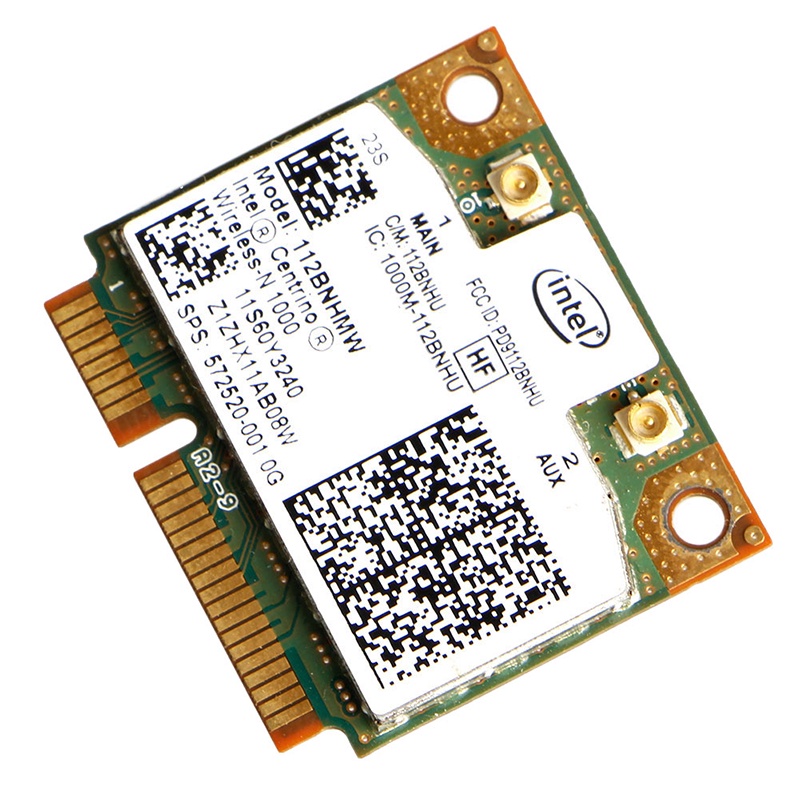 Rx Card Wifi Không Dây Intel Centrino 1000 802.11 B / G / N 112bnhmw Half Mini Pci-E Thẻ | BigBuy360 - bigbuy360.vn