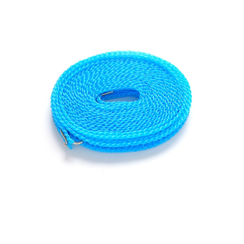 Cuộn Dây Phơi Đồ, Phơi Quần Áo DÀI 5 MÉT - Sợi Cước Bện Siêu Chắc, Có Nhiều Lỗ Móc Chống Bay, Trượt vrg1117