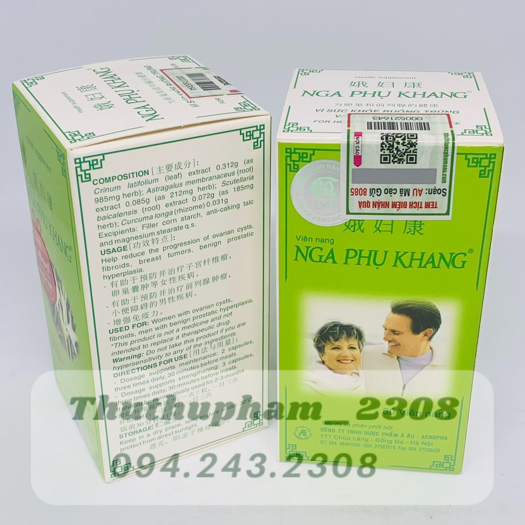 NGA PHỤ KHANG (Hộp 60 viên)