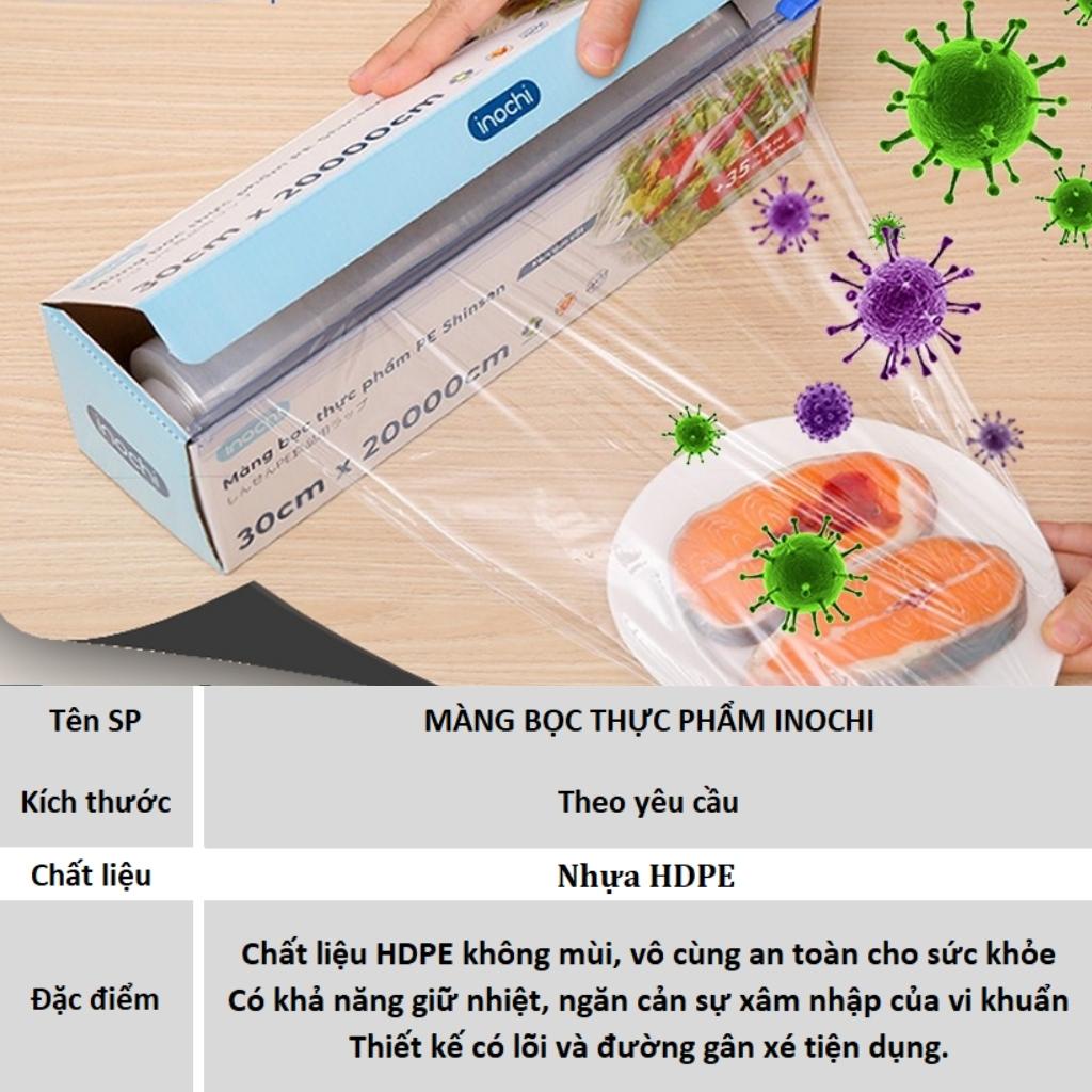 Màng bọc thực phẩm PE Inochi dai hơn tiện lợi hơn