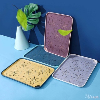 Khay nhựa chữ nhật úp cốc úp ly để ráo nước tiện dụng cho nhà bếp khay úp ly khay decor đựng đồ ăn ❤
