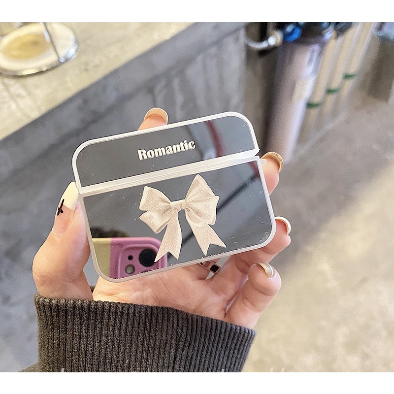 Case Ốp Vỏ Tráng Gương Romantic cho Airpods 3/Airpods Pro
