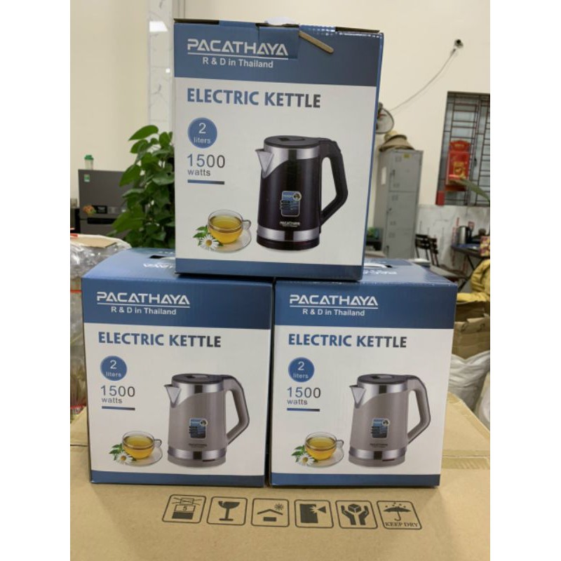 Ấm Siêu Tốc Thái Lan PACATHAYA ELRECTRIC KETTLE 2L Đun Nhanh Sôi