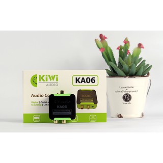 Bộ chuyển âm thanh Kiwi quang optical sang audio AV KA06 - Hàng chính hãng - Bảo hành 12 tháng