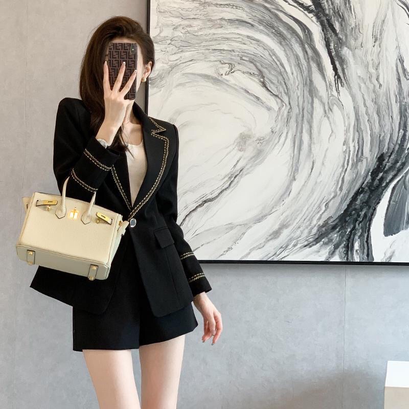 Set Áo Vest + quần sọoc nữ phong cách hàn quốc mẫu mới đẹp mã ZELE518