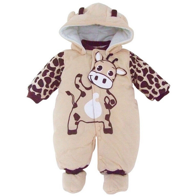 ღ♛ღNewborn Girl Boy Toddler Infant Hoodie Jumpsuit Bodysuit Baby Romper Clothes 3-24 Months