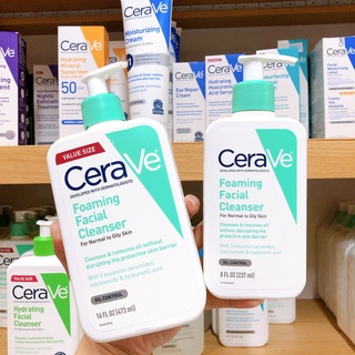 Sữa rửa mặt Cerave Foaming Facial Cleanser cho da dầu