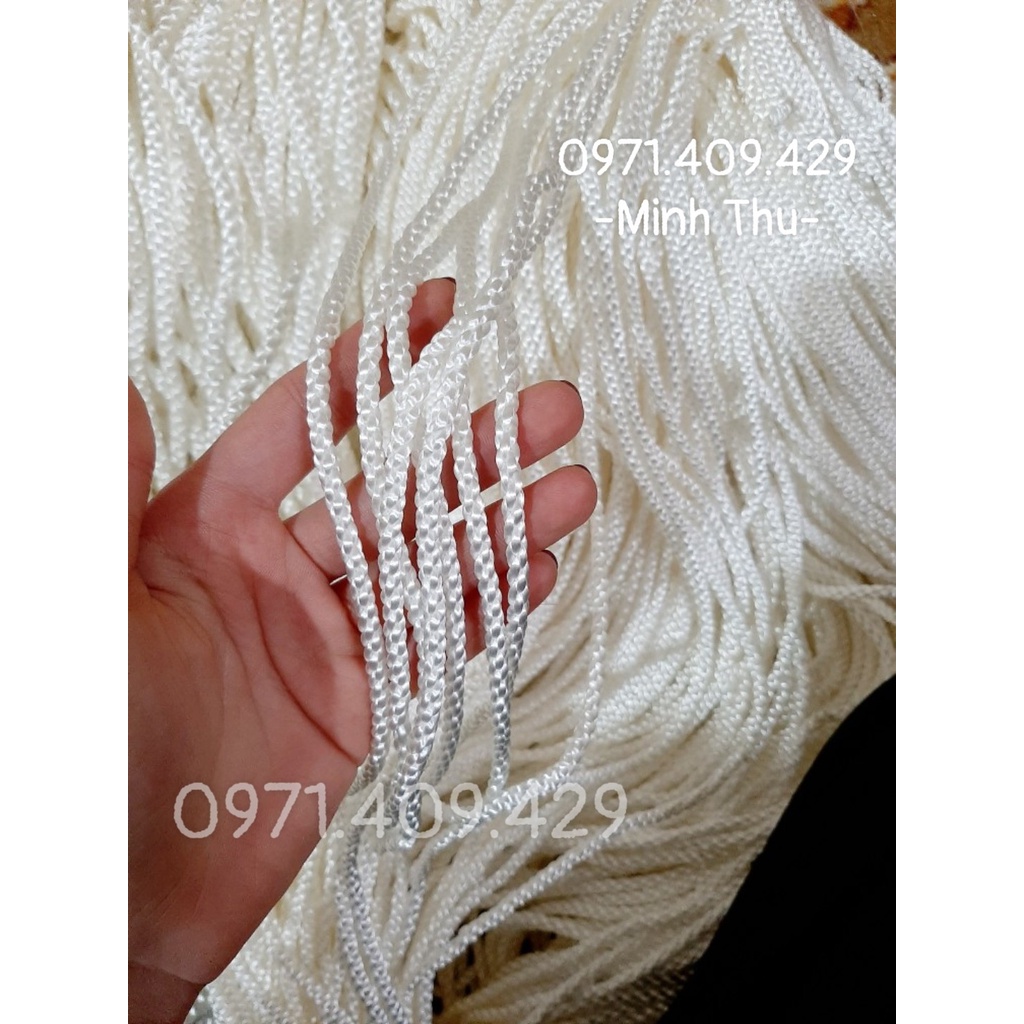 Dây dù chịu lực, dây thừng ,10m dây dù bền bỉ loại sợi 3mm,4mm,5mm,6mm,7mm,8mm,....