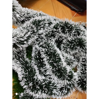 COMBO 3 Dây thông chồn dài 200cm trang trí giáng sinh, trang trí cây thông mùa lễ hội noel