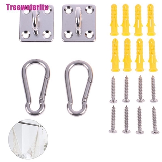 Set 2 Móc Treo Võng Chữ U Bằng Thép Không Gỉ Chắc Chắn An Toàn