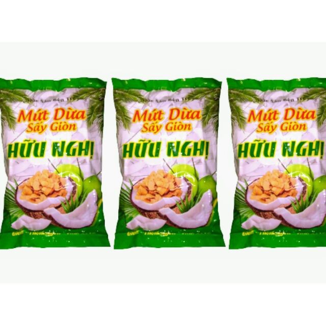 MỨT DỪA KHÔ SẤY GIÒN- HỮU NGHỊ 275g