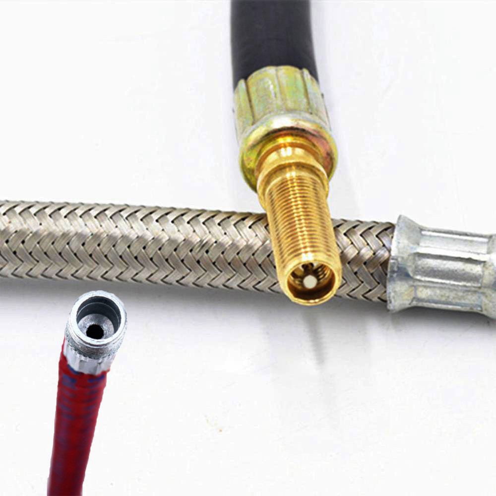 Đầu Nối Dài Vòi Bơm Bánh Xe Điện Bằng Thép Không Gỉ Và Silicone Chất Lượng Cao