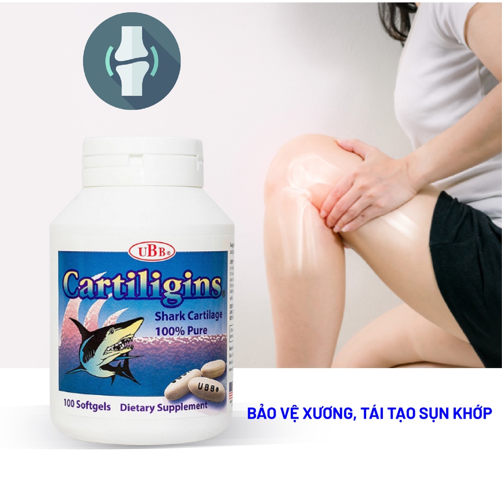 Viên uống bổ khớp Cartiligins UBB 100 viên chính hãng